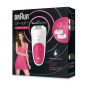 Braun Silk-épil 5 Wet & Dry Epilator, White and Pink  - 5-500