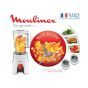 Moulinex Genuine Countertop Blender, 1.75 Liter, 500 Watt, White - LM242B25