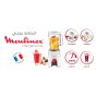 Moulinex Genuine Countertop Blender, 1.75 Liter, 500 Watt, White - LM242B25