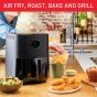 Tefal Easy Fry Essential Air Fryer, 3.5 Liters, 1500 Watt, Black - EY1308EG