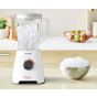 Moulinex Blendforce Countertop Blender with Attachments, 2 Liters, 800W, White - LM42X2EG