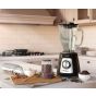 Moulinex Blendforce Countertop Blender with Attachments, 1.75 Liters, 800W, Black - LM4358EG