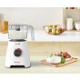 Moulinex Blendforce Countertop Blender with Attachments, 2 Liters, 800W, White - LM42X2EG