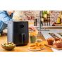Tefal Easy Fry Essential Air Fryer, 3.5 Liters, 1500 Watt, Black - EY1308EG