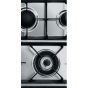 Indesit Gas Built-in Hob, 5 Burners, Silver- PIM 950 AST (GH) EX