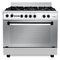 Fresh Plaza Gas Cooker, 5 Burners, Stainless Steel- 8931
