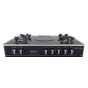 بوتجاز غاز وكهرباء بريميوم اى شيف بلس، 5 شعلات، ستانلس ستيل/اسود - PRM6090GS-AC-383-IDSH-S-F