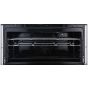 بوتجاز غاز وكهرباء بريميوم اى شيف بلس، 5 شعلات، ستانلس ستيل/اسود - PRM6090GS-AC-383-IDSH-S-F