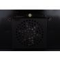 بوتجاز غاز وكهرباء بريميوم اى شيف بلس، 5 شعلات، ستانلس ستيل/اسود - PRM6090GS-AC-383-IDSH-S-F