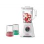 Moulinex Blendforce Countertop Blender with Attachments, 2 Liters, 600W, White - LM423125