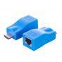 موسع HDMI لشبكة Cat5e-6 - ازرق