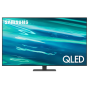 شاشة تلفزيون سامسونج سمارت 55 بوصة QLED بدقة 4K UHD مع ريسيفر داخلي - QA55Q80AAUXEG