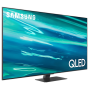 شاشة تلفزيون سامسونج سمارت 55 بوصة QLED بدقة 4K UHD مع ريسيفر داخلي - QA55Q80AAUXEG