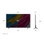 LG TV 65 Inch 4K UHD Smart LED  with Built in Receiver - 65QNED80A6A