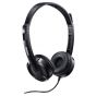 Rapoo H120 USB Wired On-Ear Headphones with Microphone, Black - RAP-17736