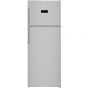Beko Digital Freestanding Refrigerator, No Frost, 2 Doors, 18 FT, Silver - RDNE500E12S