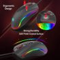 ماوس العاب سلكي ريدراجون كوبرا، 10000 نقطة لكل بوصة، RGB، اسود M711- 