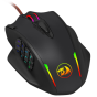 Redragon IMPACT MMO Wired Gaming Mouse, Black - M908