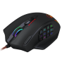 Redragon IMPACT MMO Wired Gaming Mouse, Black - M908