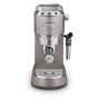 Delonghi Dedica Metallics Espresso Coffee Machine, 1350 Watt, Brown - EC785PK