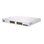 Cisco Switch, 24 Ethernet Ports, White - CBS350-24FP-4G-EU