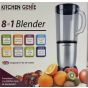 Kitchen Genie Personal Blender, 0.4 Liter, 250 Watt- Silver