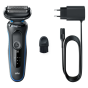 Braun Series 5 Wet and Dry Shaver, Blue - 51-B1000s