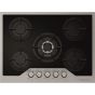  Ecomatic Crystal Gas Built-In Hob, 5 Burners, Black- S707IGC