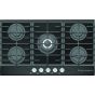 Ecomatic Crystal Gas Built-In Hob, 5 Burners, Black- S907QX