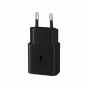 شاحن سامسونج، 15 وات، منفذ USB فئة C، اسود - EP-T1510