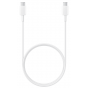 كابل USB-C سامسونج، 1 متر، ابيض - EP-DA705BWEG