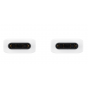 كابل USB-C سامسونج، 1 متر، ابيض - EP-DA705BWEG