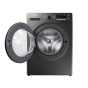 Samsung Front Load Automatic Washing Machine, 7 KG, Inverter Motor, Inox- WW70T4020CX1AS