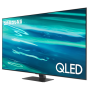 شاشة تلفزيون سامسونج سمارت 55 بوصة QLED بدقة 4K UHD مع ريسيفر داخلي - QA55Q80AAUXEG