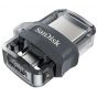 فلاش درايف M3.0 سانديسك OTG الترا دوال، 64 جيجا، USB 3.0، اسود- SDDD3-064G