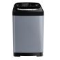 Premium Top Load Automatic Washing Machine, 10 KG, Silver - PRM100TPLC2MGBK