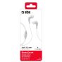 SBS Studio Mix 10 In-Ear Wired Earphones with Microphone - White