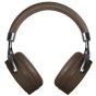 SBS Slide On-ear Wireless Headphones with Microphone, Brown - TTHEADPHONEBTSLIDEB