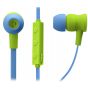 SBS Stereo In-ear Wired Earphones with Microphone, Green - TEPOPEARSETG