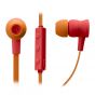 SBS Stereo In-ear Wired Earphones with Microphone, Red - TEPOPEARSETR