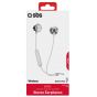 SBS In-ear Wireless Metal Earphones with Microphone, White - TEEARBT701W