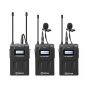 Boya UHF Dual Channel Wireless Microphone System, Black - BY-WM8 Pro-K2