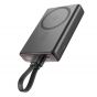Joyroom Magnetic Power Bank, 10000mAh, Black - JR-PBM01
