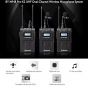 Boya UHF Dual Channel Wireless Microphone System, Black - BY-WM8 Pro-K2