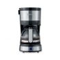 Severin Compact Filter Coffee Machine, 560ml, 750 Watt, Black and Silver - KA 4819