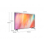 Samsung 58 Inch 4K UHD Smart LED TV with Built in Receiver - 58AU7000KXXS