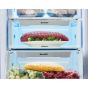 Sharp No-Frost Upright Freezer, 7 Drawers, Black - FJ-EC27(BK)