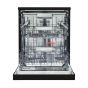 Sharp Freestanding Dishwasher, Inverter Motor, 14 Persons, Black - QW-V1014M-BK2