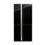 Sharp No-Frost Refrigerator,  605 Liters, Inverter Motor, Black- SJ-FS87V-BK
