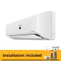 Sharp J-Tech Split Air Conditioner, 2.25 HP, Cooling and Heating, Inverter Motor, White - AY-XP18YHE